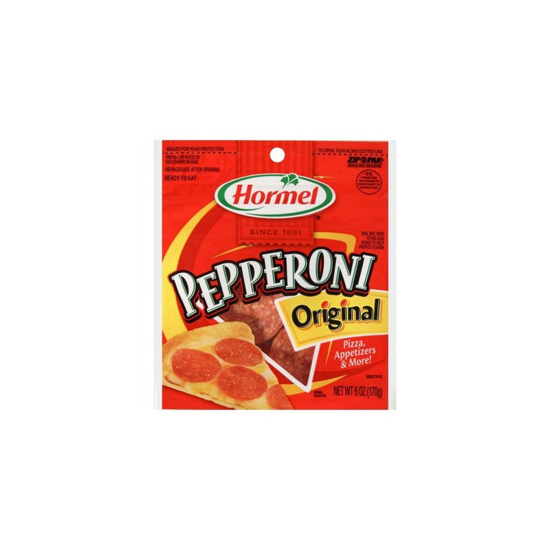 Hormel ORIGINAL PEPPERONI Slices 6oz (2 Pack)