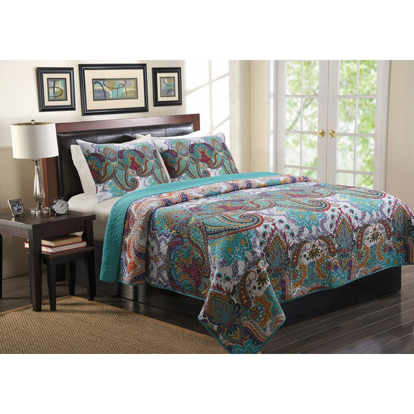 Greenland Home 3-Piece Nirvana Quilt Set, King