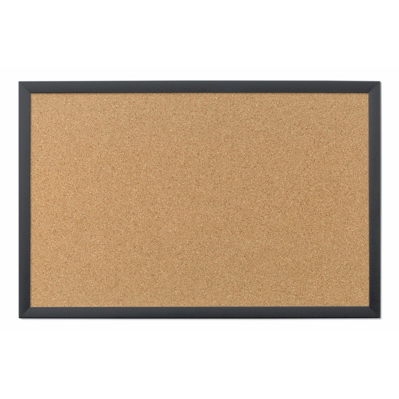 U Brands Cork Bulletin Board, 35 x 23 Inches, Black Frame