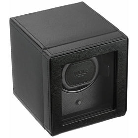 WOLF Unisex 461103 Wolf Cub Single Black Analog Display Watch Winder with Cover