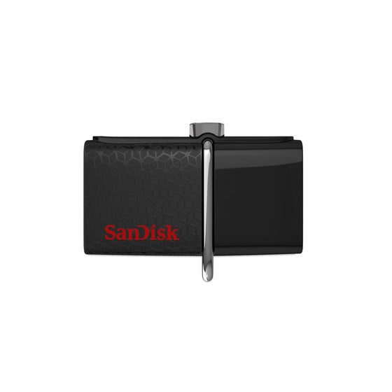 SanDisk 128GBUltra Dual USB Drive 3.0, SDDD2-128G-G46(Black)