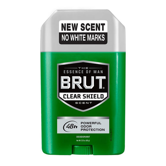 Brut Clear Shield Men's Deodorant, 2.25 Ounce