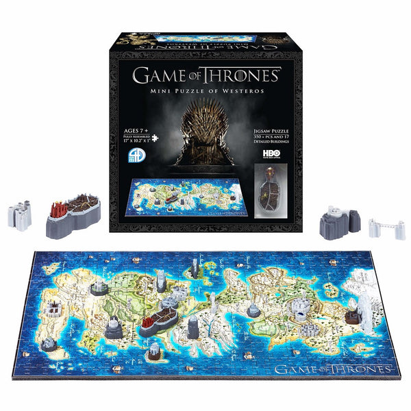 4D Cityscape Mini Game of Thrones: Westeros Time Puzzle (350 Piece)