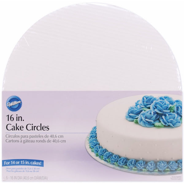 Wilton 16-Inch Cake Circle, 6-Pack