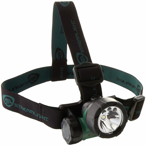Streamlight 61051 Trident Super-Bright LED Multi-Purpose Headlamp, Green