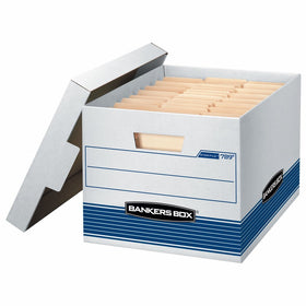 Bankers Box Stor/File Medium-Duty Storage Boxes, Letter/Legal, 12 Pack (00789)