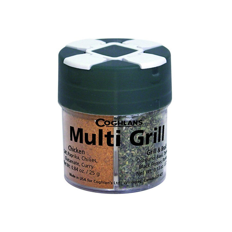 Coghlan's Multi-Grill Spice and Herb Assortment Shaker (Seafood, Pepper Steak, Chicken, Grill & Boil)