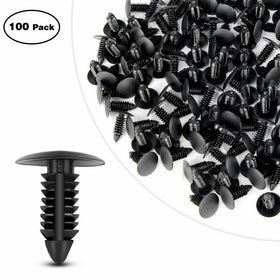 GOOACC Nylon Bumper Fastener Rivet Clips Fender& Bumper Shield Retainer GM, Ford & Chrysler 7mm Hole Retainer Auto Body Clips - 100PCS