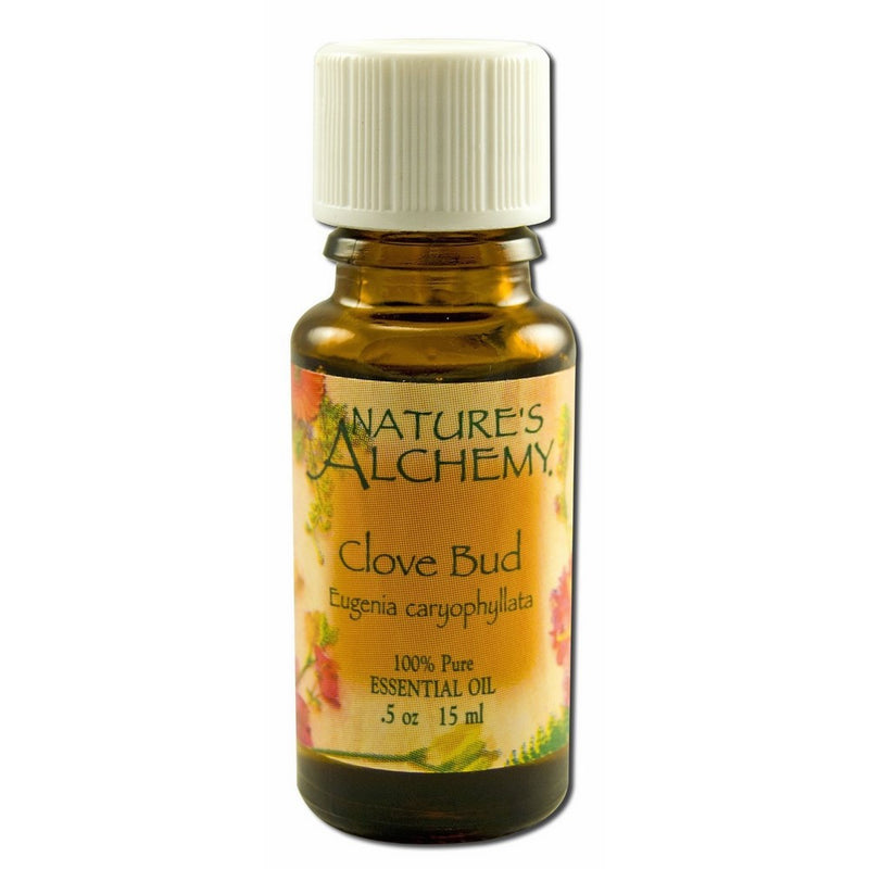 Nature's Alchemy 100% Pure Essential Oil, Clove Bud 0.5 oz ( Pack of 4)