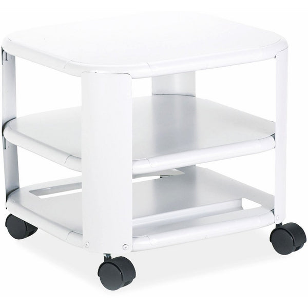 Master Products Mfg. Co. 24060 Mobile Three-Shelf Printer Stand, 17-7/8w x 17-7/8d x 14-3/4h, Platinum