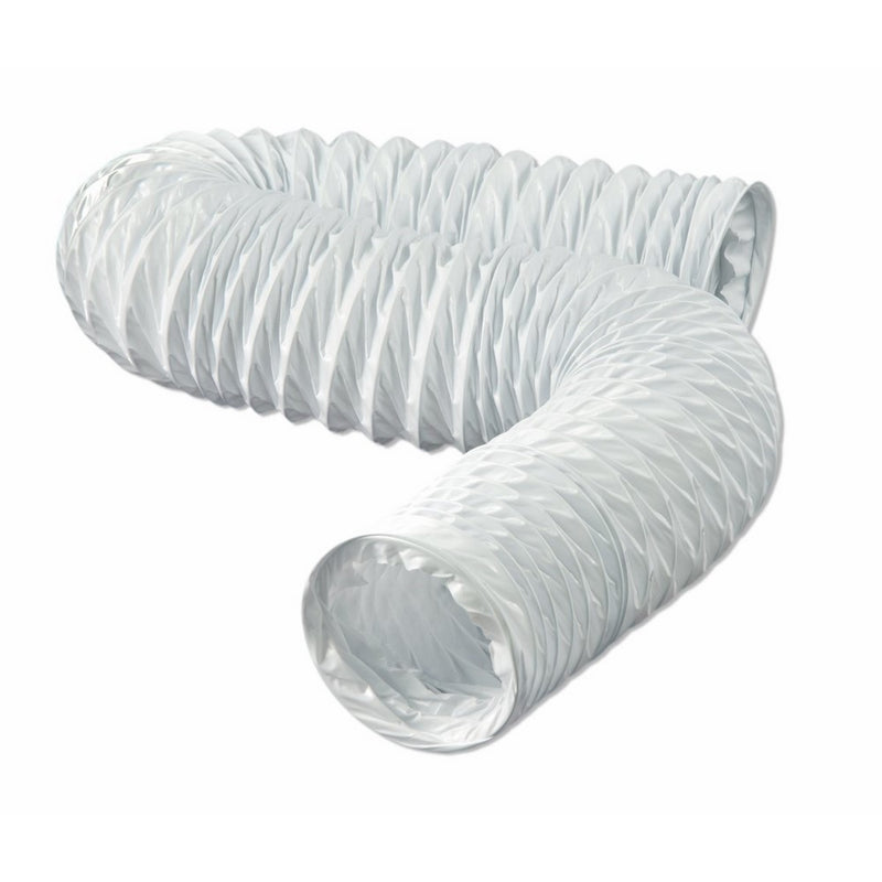 Dundas Jafine FD420ZW Flexible White Vinyl Duct, 4-Inches by 20-Feet