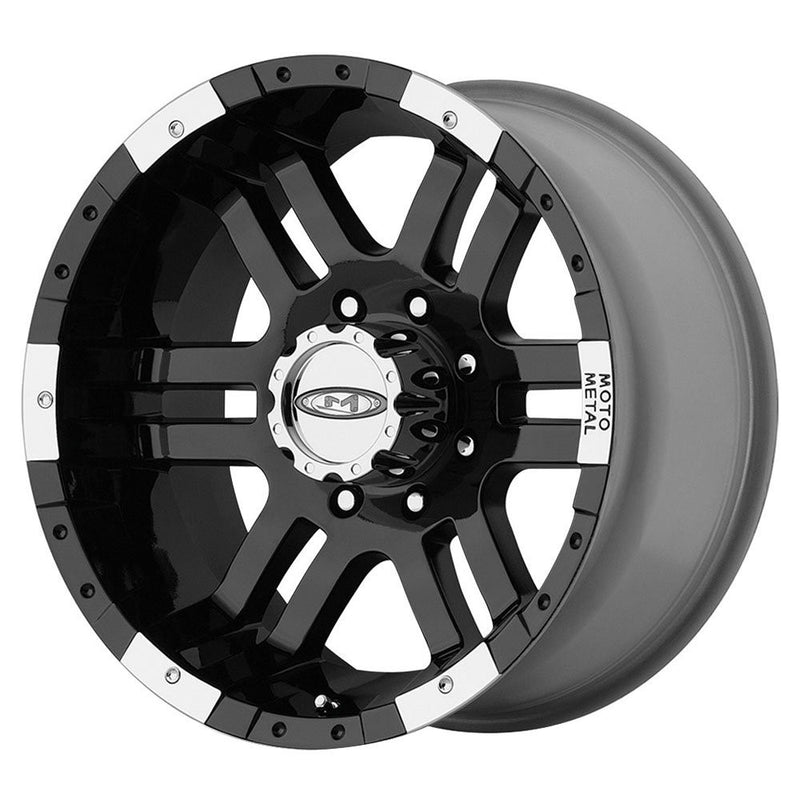 Moto Metal Series MO951 Gloss Black Machined Wheel (16x8"/6x5.5")