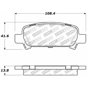 StopTech 309.07700 Street Performance Rear Brake Pad