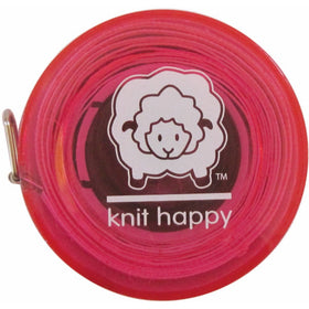 Knit Happy Tape Measure-Pink