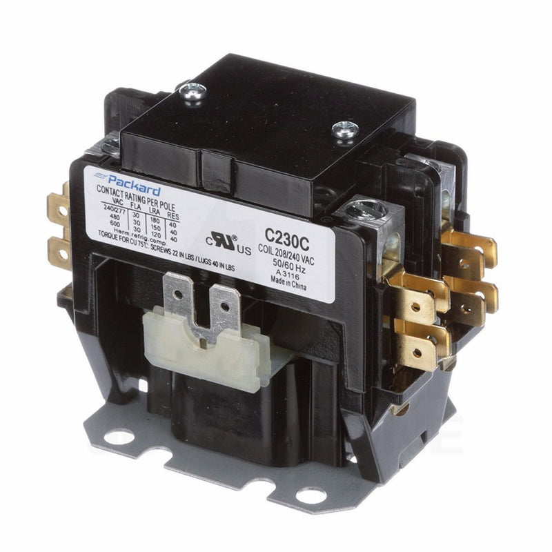 Packard C230C 2 Pole 30 Amp Contactor 208/240 Volt Coil Contactor