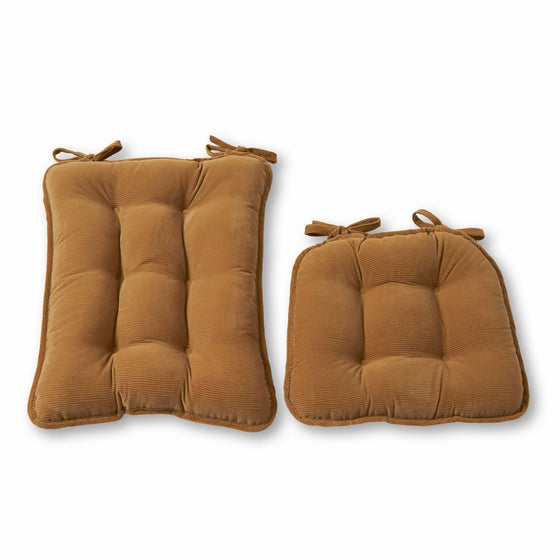 Greendale Home Fashions Standard Rocking Chair Cushion Set, Cherokee Solid, Khaki