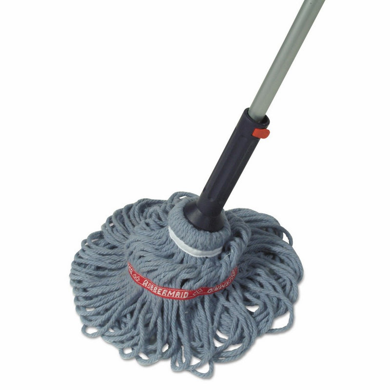 Rubbermaid Self-Wringing Ratchet Twist Mop with Blended Yarn Head, 54-inch (1818664)