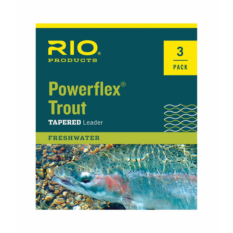 Rio: Powerflex Trout Leaders, 3 Pk, 9ft 4X