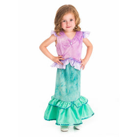 Little Adventures Traditional Mermaid Princess Girls Costume - Small (1-3 Yrs)