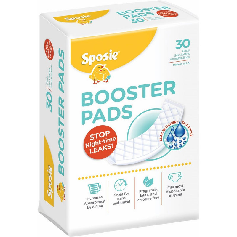 Sposie Booster Pads Diaper Doublers, 30 Pads