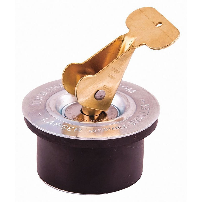 Snap-Tite Expandable Neoprene Rubber Plug with Brass Cams and Steel Hardware, 3/4" x 11/16"