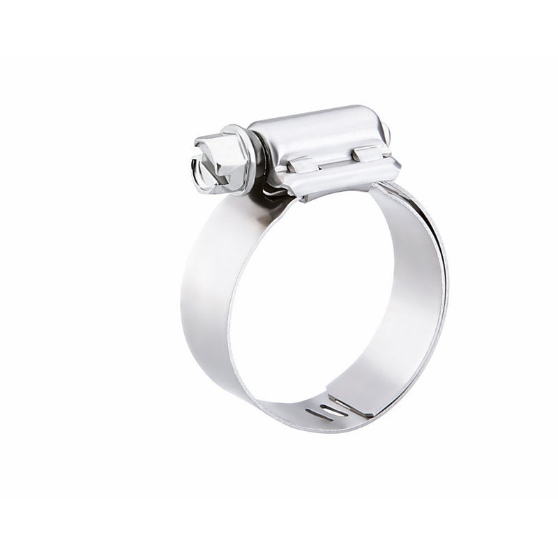 Breeze Liner Stainless Steel Hose Clamp, Worm-Drive, SAE Size 24, 1-1/16" to 2" Diameter Range, 1/2" Band Width (Pack of 10)