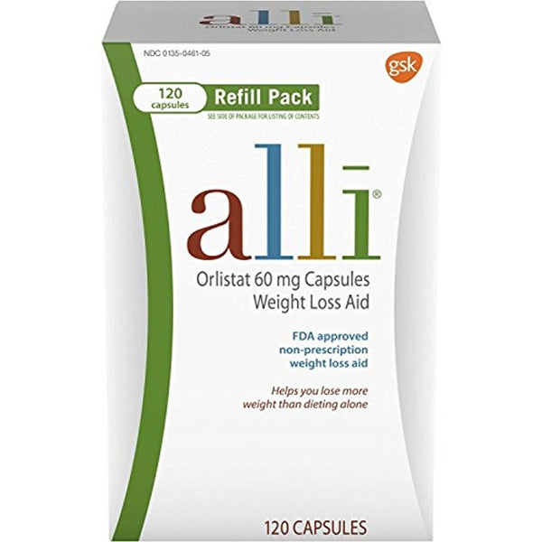 Alli Weight Loss Aid Refill 60mg-120 Capsules by alli