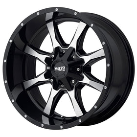 Moto Metal MO970 Gloss Black Wheel Machined With Milled Accents (17x8"/5x127,139.7mm, 00mm offset)