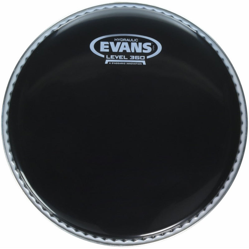 Evans Black Hydraulic Drum Head - 8 Inch