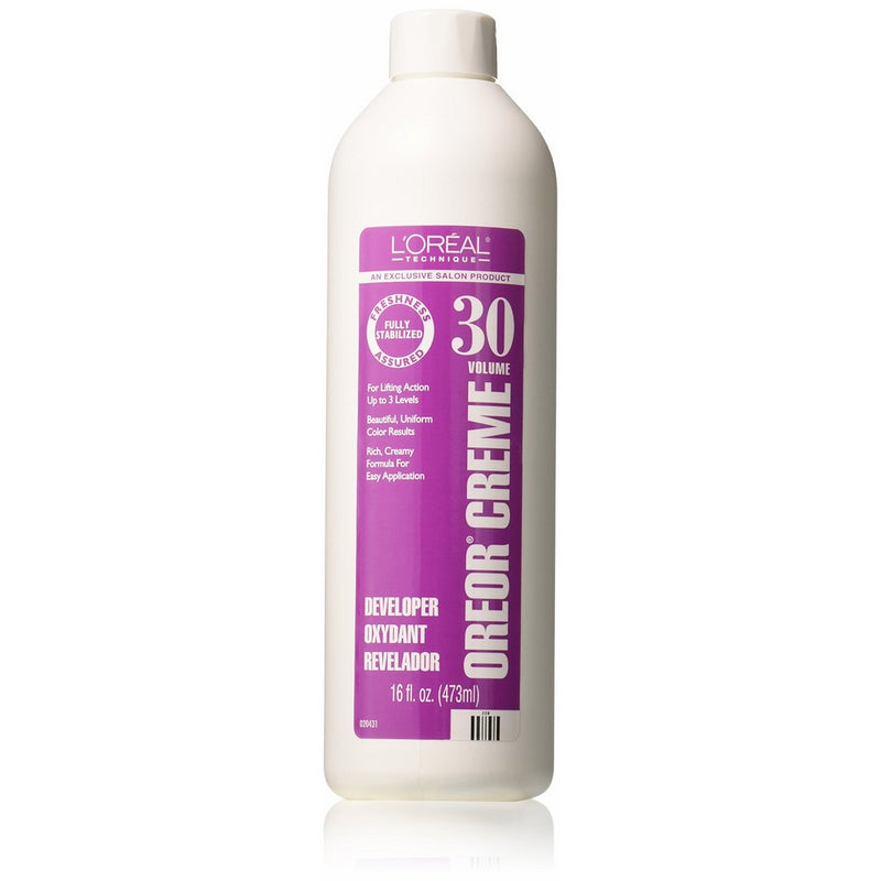 L'Oreal Oreor 30 Volume Creme Developer, 16 Ounce