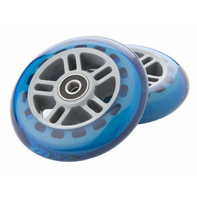 Razor Scooter Replacement Wheels Set with Bearings - Blue