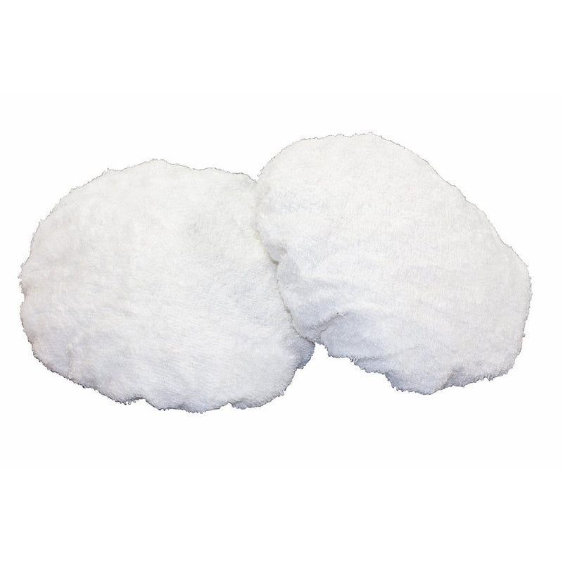 WEN 6010A42 Terry Cloth Polishing Bonnets, 6-Inch, 2-Pack
