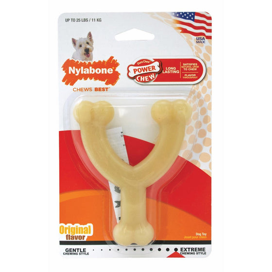 Nylabone Dura Chew Regular Original Flavored Wishbone Dog Chew Toy