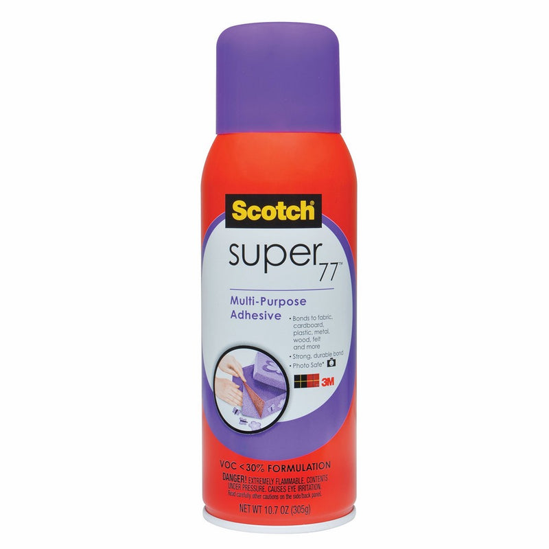 3M(TM) Super 77 Multipurpose Adhesive Spray, 10.7 Ounces (7716)