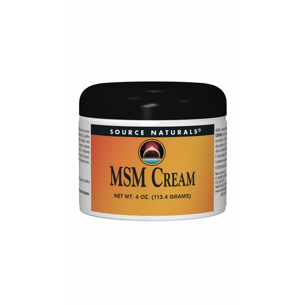 Source Naturals MSM (Methylsulfonylmethane) Cream Advanced Liposomal Delivery - 4 oz