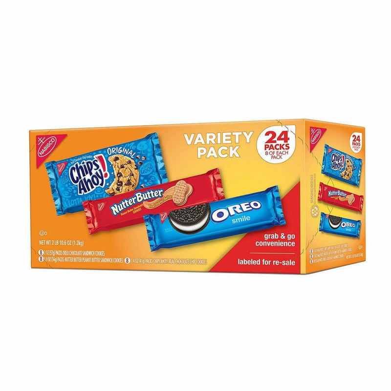 Nabisco Cookie Variety Pack, 24 Count