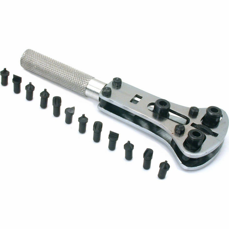 SE JT6341W Adjustable Screw On Pin Watch Opener