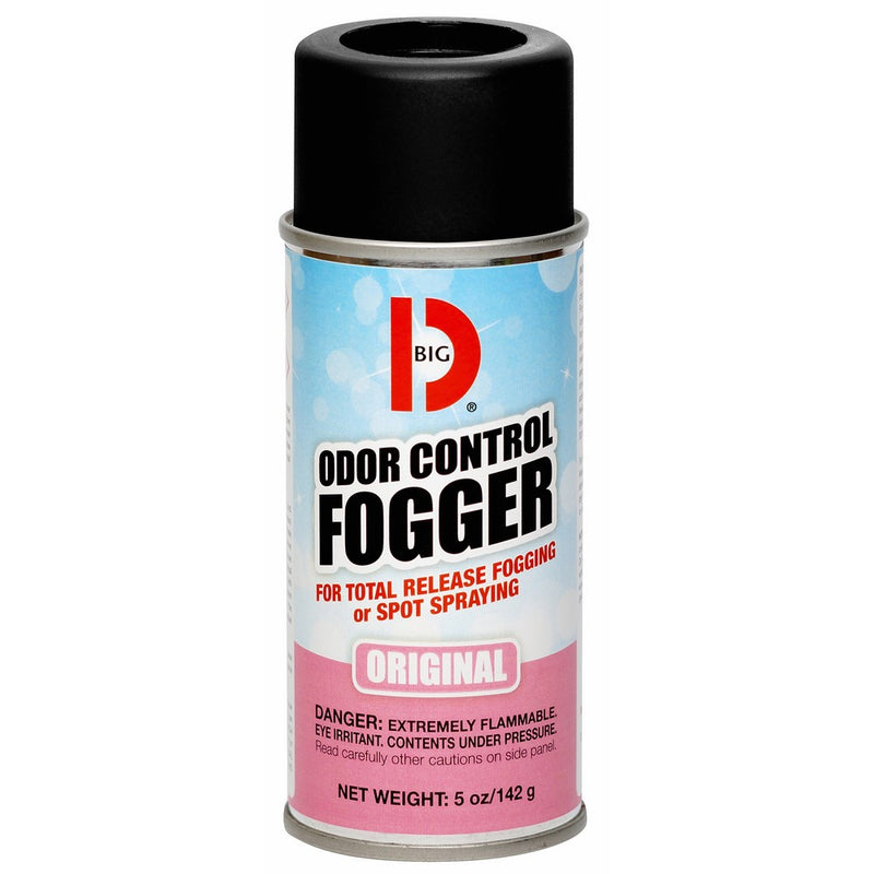 Big D 341 Odor Control Fogger, Original Fragrance, 5 oz (Pack of 12) - Kills odors from fire, flood, decomposition, skunk, cigarettes, musty smells - Ideal for use in cars, property management, hotels