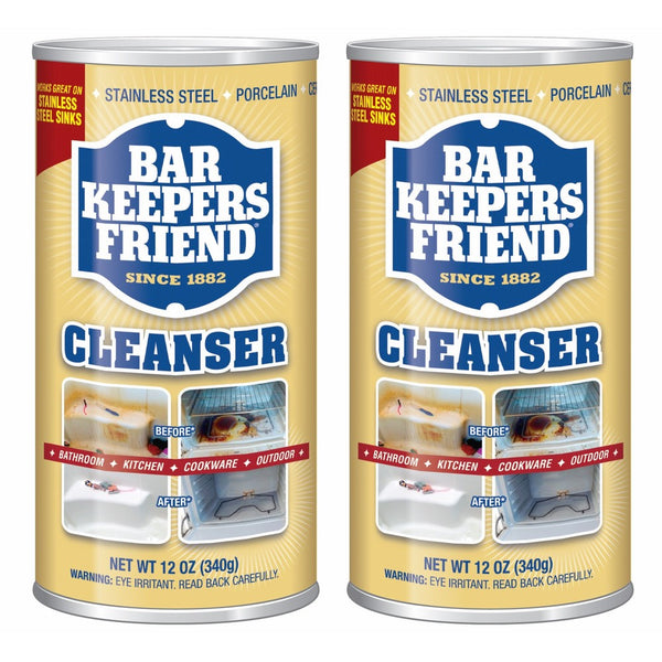 Bar Keepers Friend Powdered Cleanser & Polish | 12-Ounces | 2-Pack