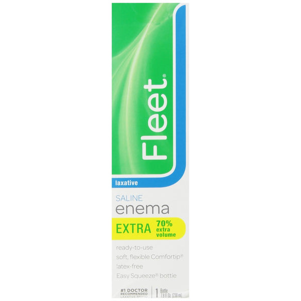 Fleet Enema Extra Saline Laxative, 7.8 oz. (Pack of 3)