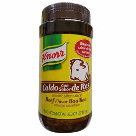 Knorr Beef Flavor Bouillon Granulated, 35.3 oz (2.2 lb) - Caldo Con Sabor de Res, 1 kg