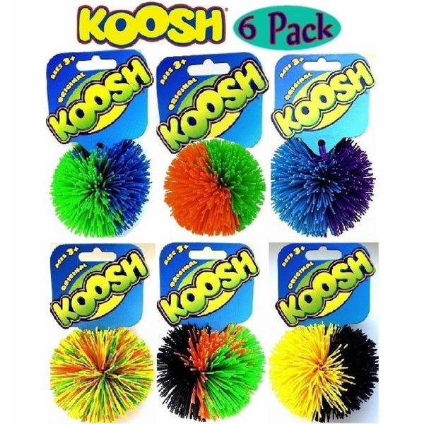 Koosh Balls Multi-Color Gift Set Bundle - 6 Pack