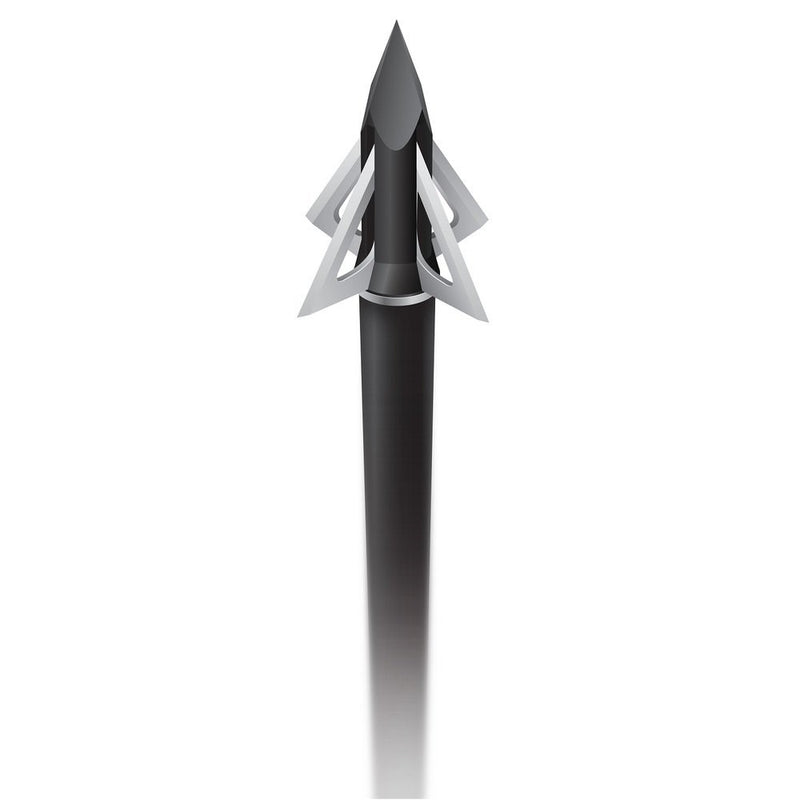 Slick Trick Standard 125 GR Broadhead (Pack of 4), 1", Black