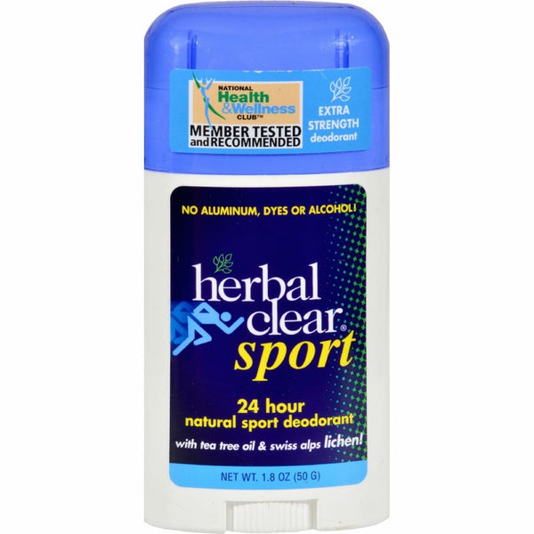 Herbal Clear 24 Hour Natural Sport Deodorant -- 1.8 oz