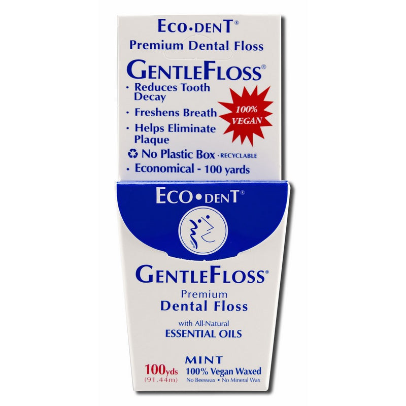 Eco-Dent Gentlefloss Premium Dental Floss, Mint, 1 Count