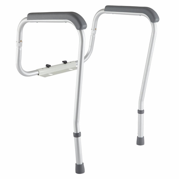 Medline Toilet Safety Rails, Safety Frame for Toilet with Easy Installation, Height Adjustable, Bathroom Safety