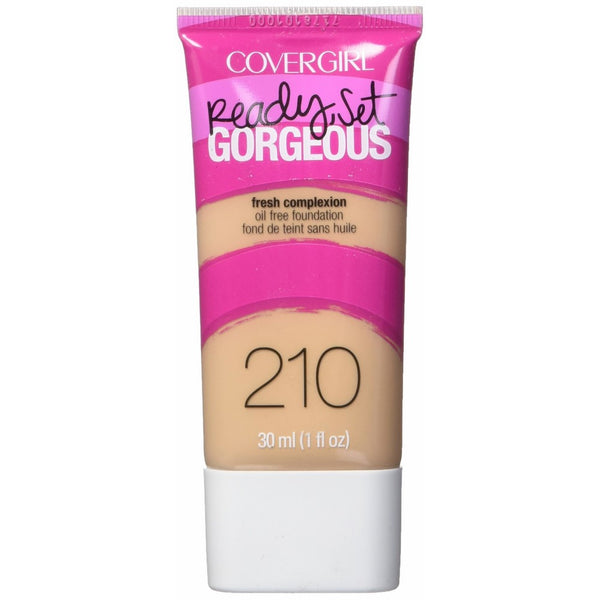 COVERGIRL Ready, Set Gorgeous Foundation Medium Beige 210, 1 oz