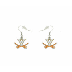 aminco NCAA Dangler Earrings, Virginia Cavaliers