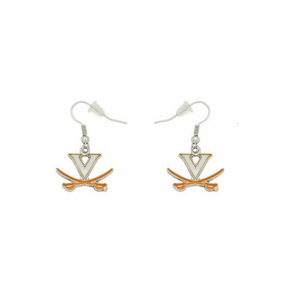 aminco NCAA Dangler Earrings, Virginia Cavaliers