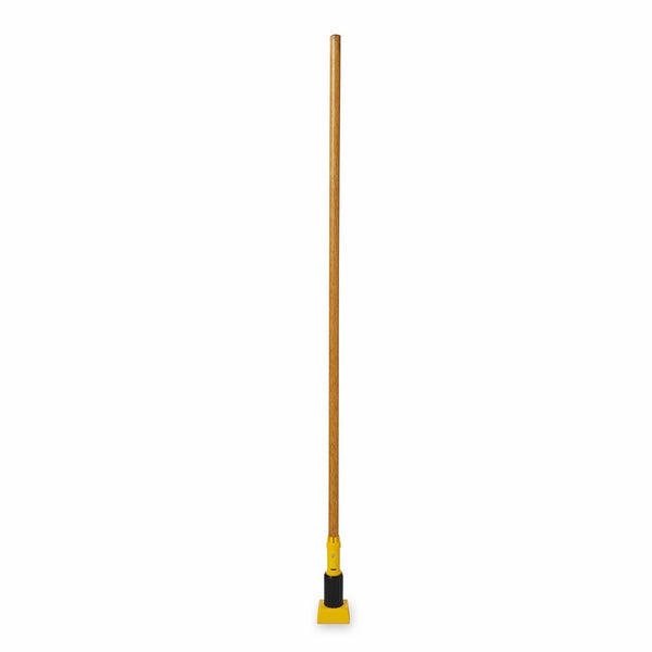 Rubbermaid Commercial Gripper Mop Handle, 54", Natural Wood, FGH215000000